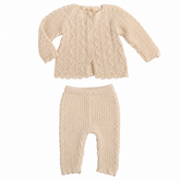 ROYAL ALPACA KNIT CARDIGAN AND PANTS SET (PREORDER)