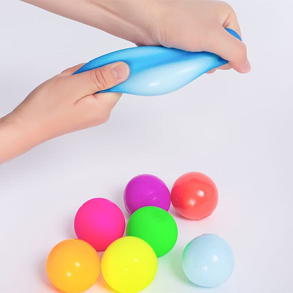 AUTHENTIC SQUISHIES® STICKY FIDGET STRESS BALLS (8 PIECES) (PREORDER)