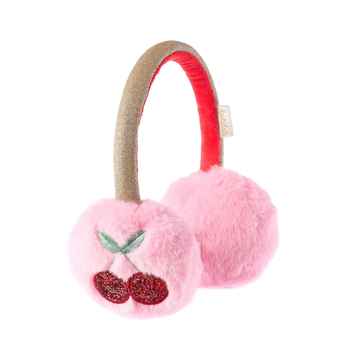 CHEERFUL CHERRY FLUFFY EARMUFFS (PREORDER)