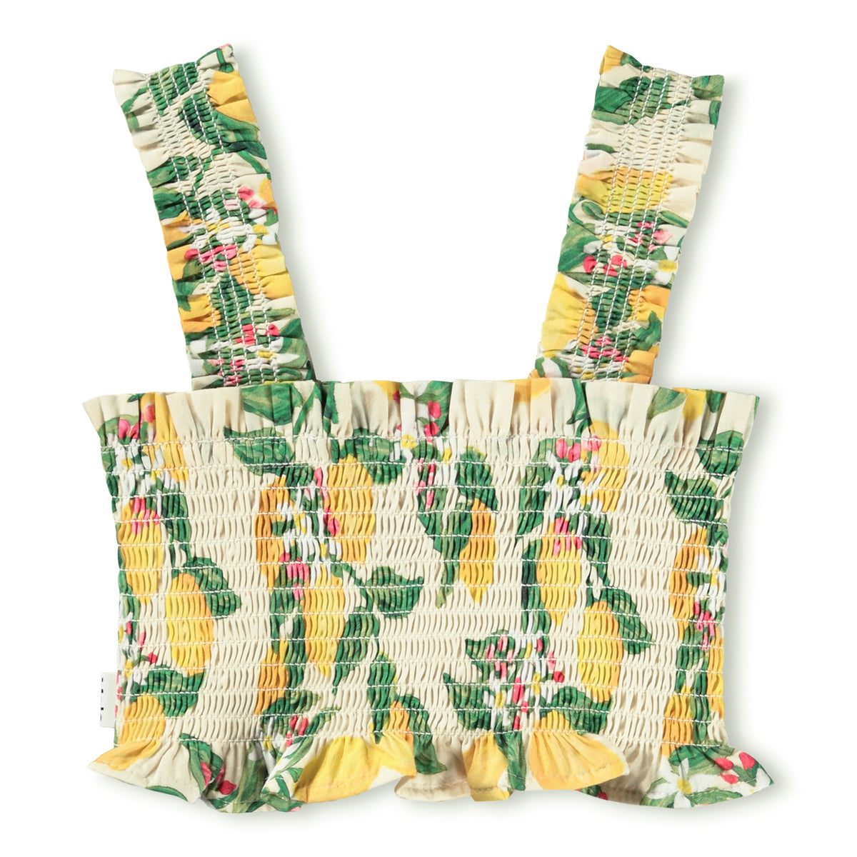 ROLFIA CITRUS SMOCKED TOP (PREORDER)