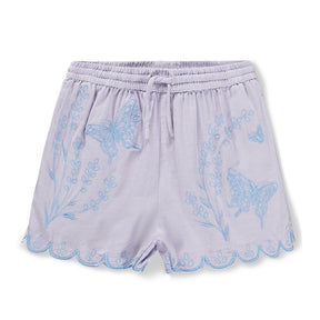 ANNABELLA PASTEL LILAC EMBROIDERY SHORTS (PREORDER) - PANTS