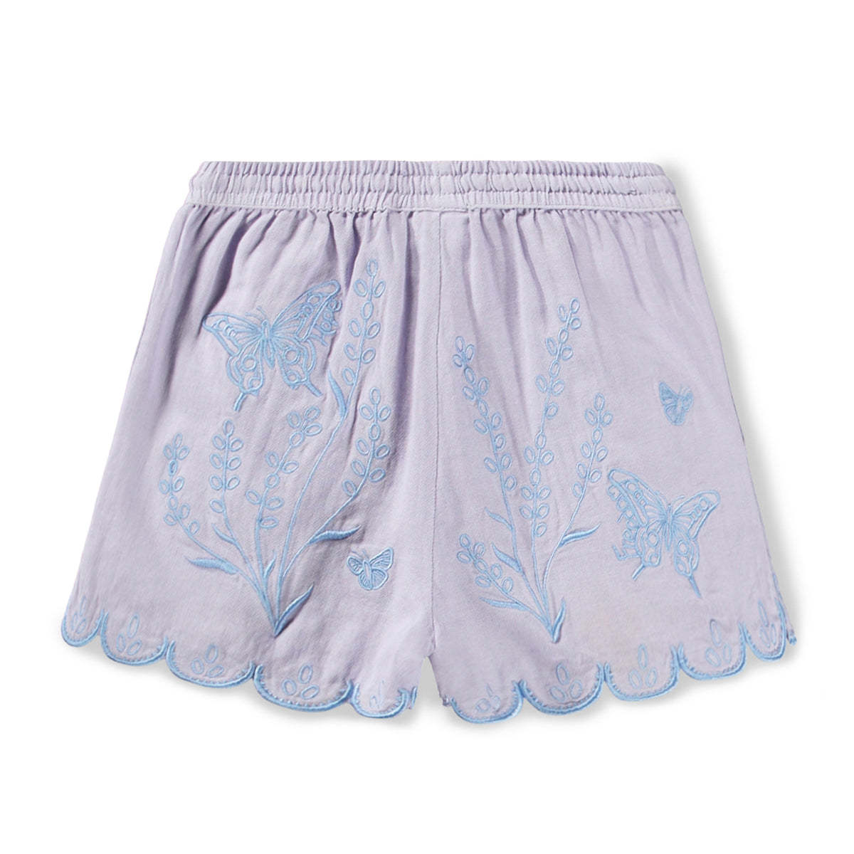 ANNABELLA PASTEL LILAC EMBROIDERY SHORTS (PREORDER)