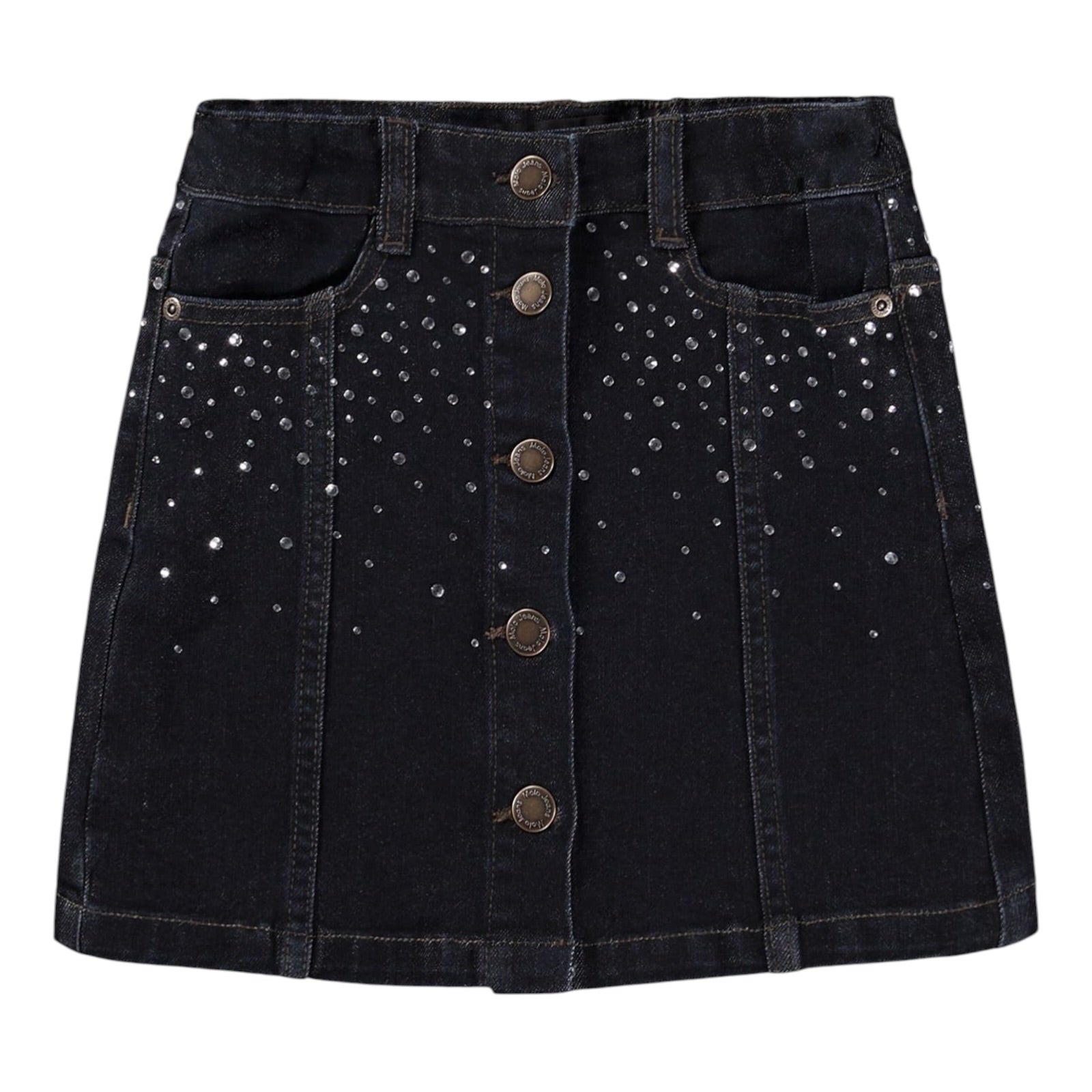 BERA RHINESTONE DENIM SKIRT (PREORDER)
