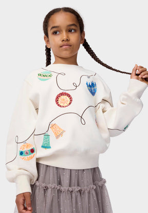 HOLIDAY MAGIC SEQUIN SWEATSHIRT (PREORDER) - MOLO - SWEATERS