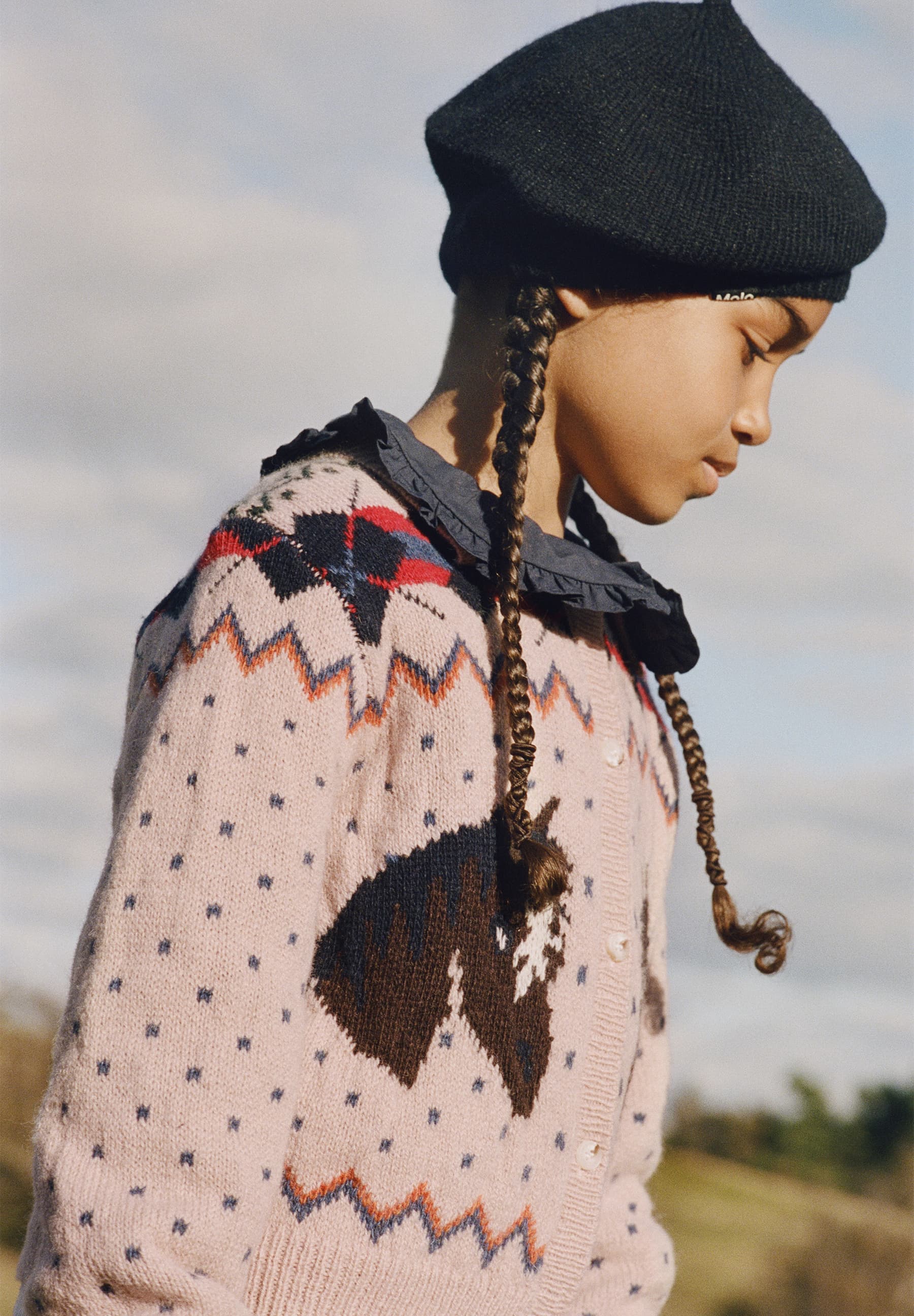 HORSE GALAXY CARDIGAN (PREORDER) - MOLO - CARDIGANS