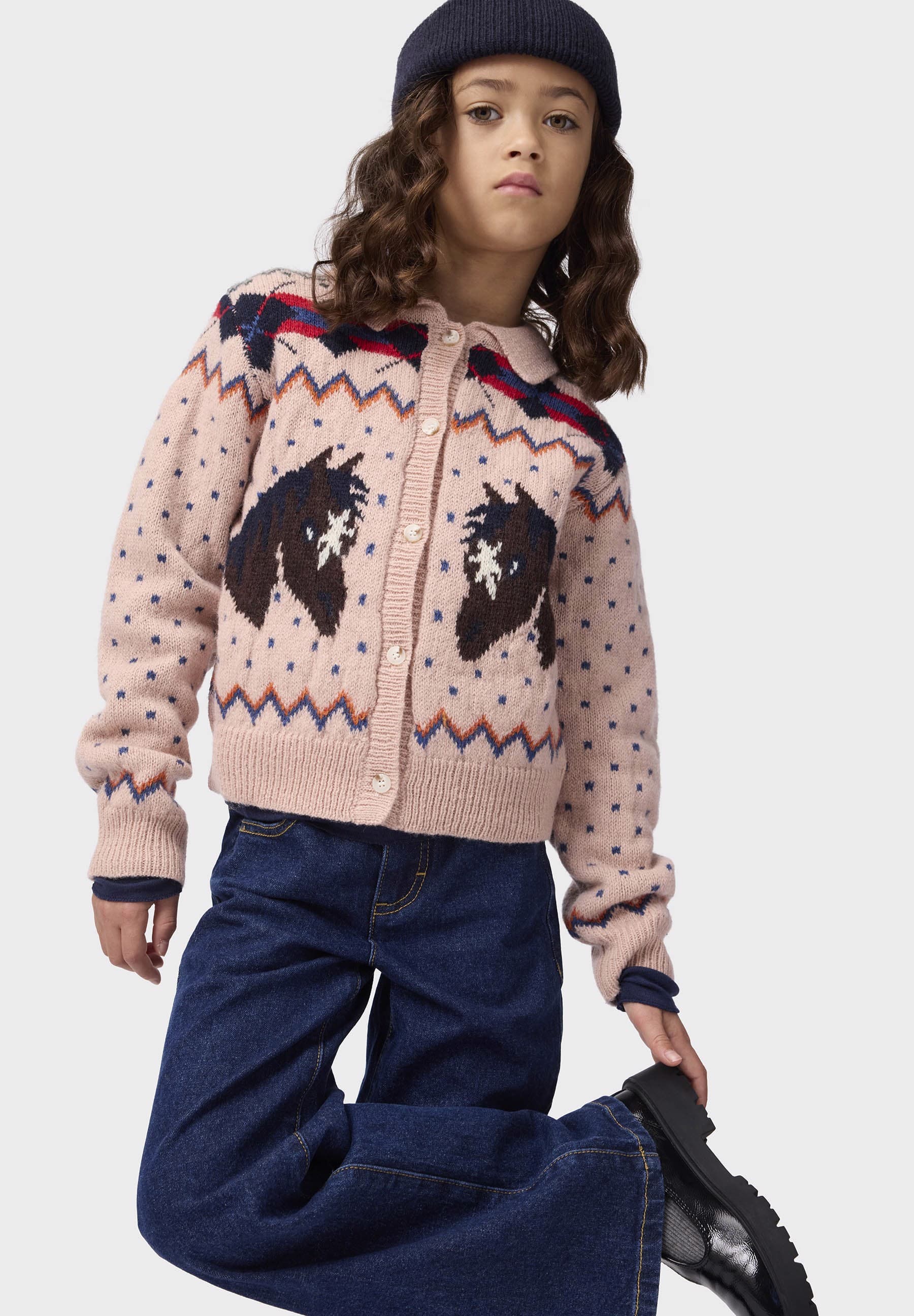 HORSE GALAXY CARDIGAN (PREORDER) - MOLO - CARDIGANS