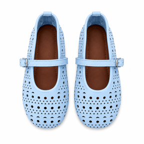 LILY EYELET FLATS