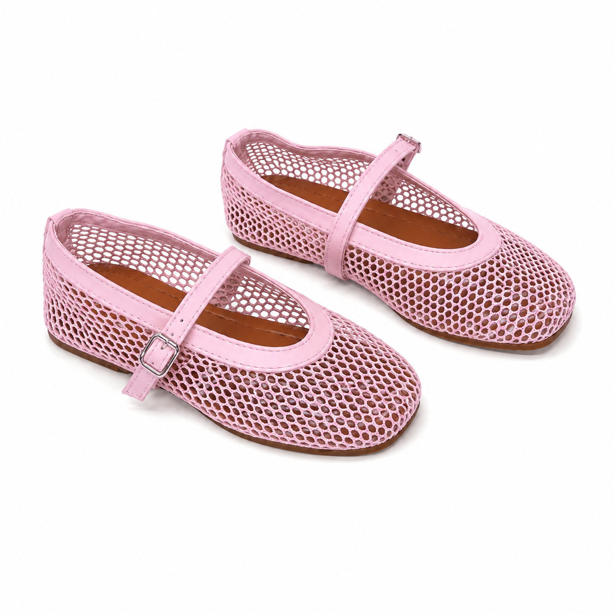 GLITTER LALA MESH FLATS