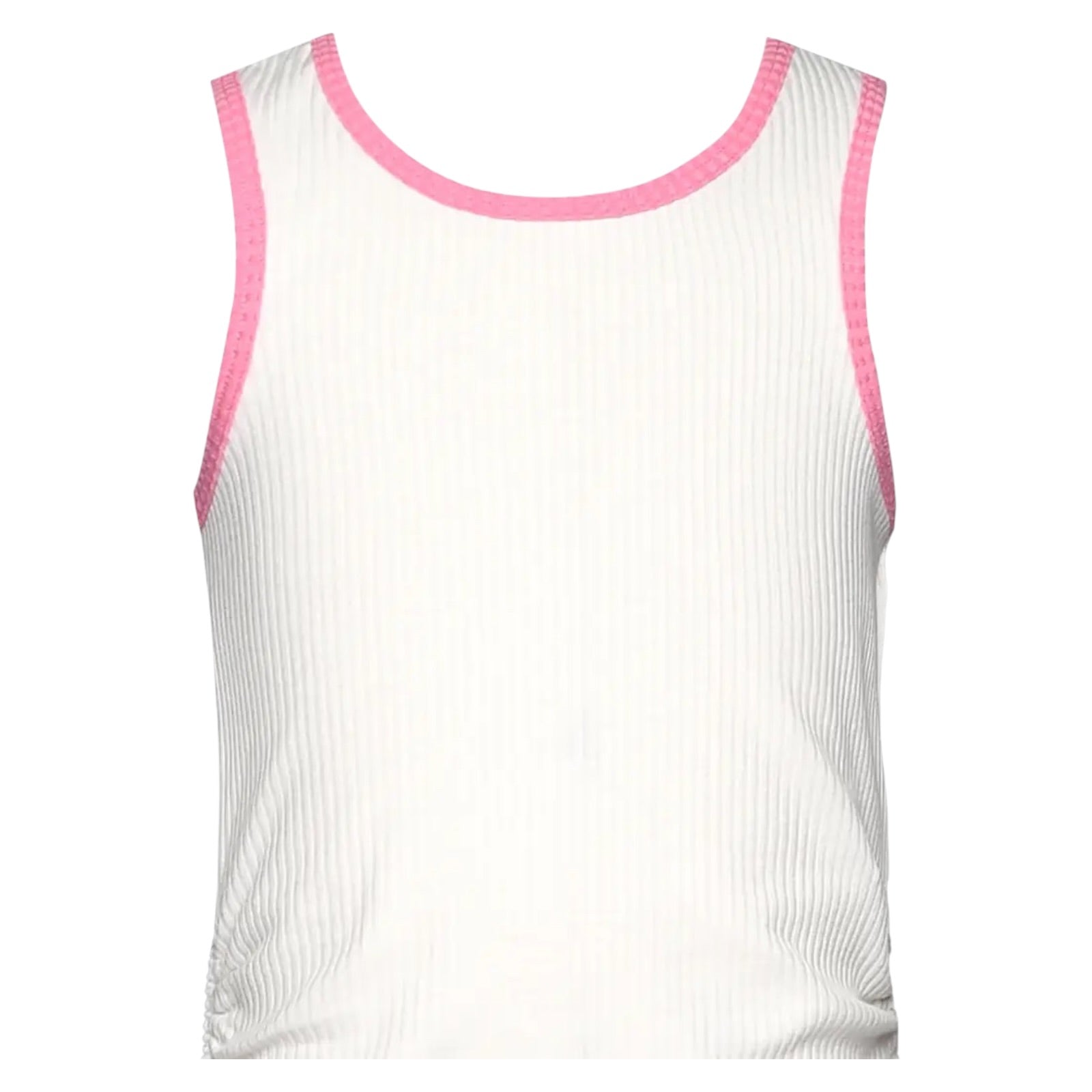 RIBBED TANK W/ HEART CUTOUT