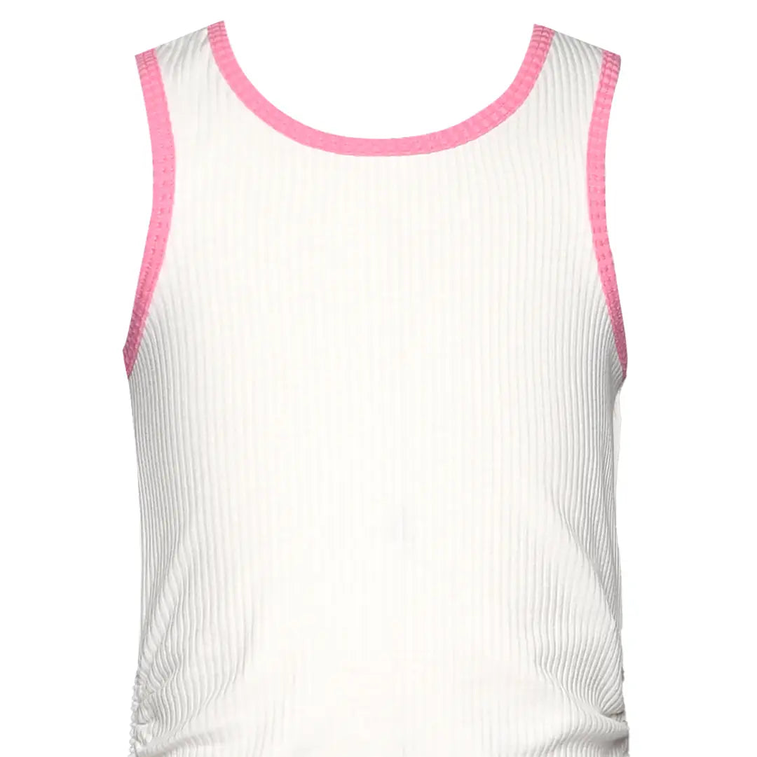 RIBBED TANK W/ HEART CUTOUT