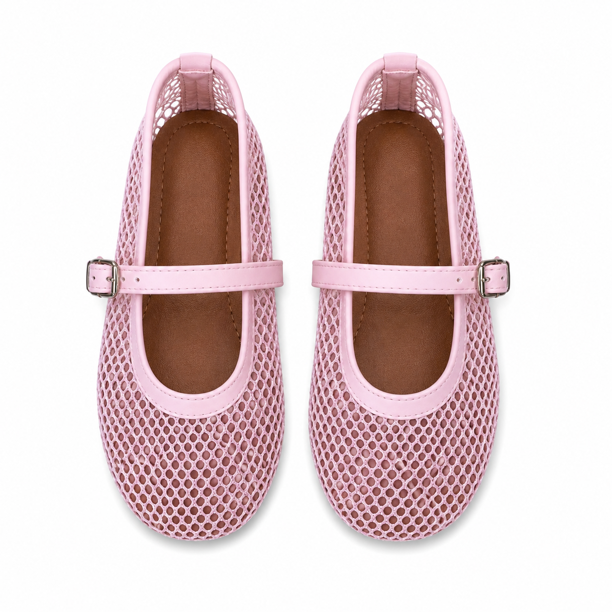 GLITTER LALA MESH FLATS