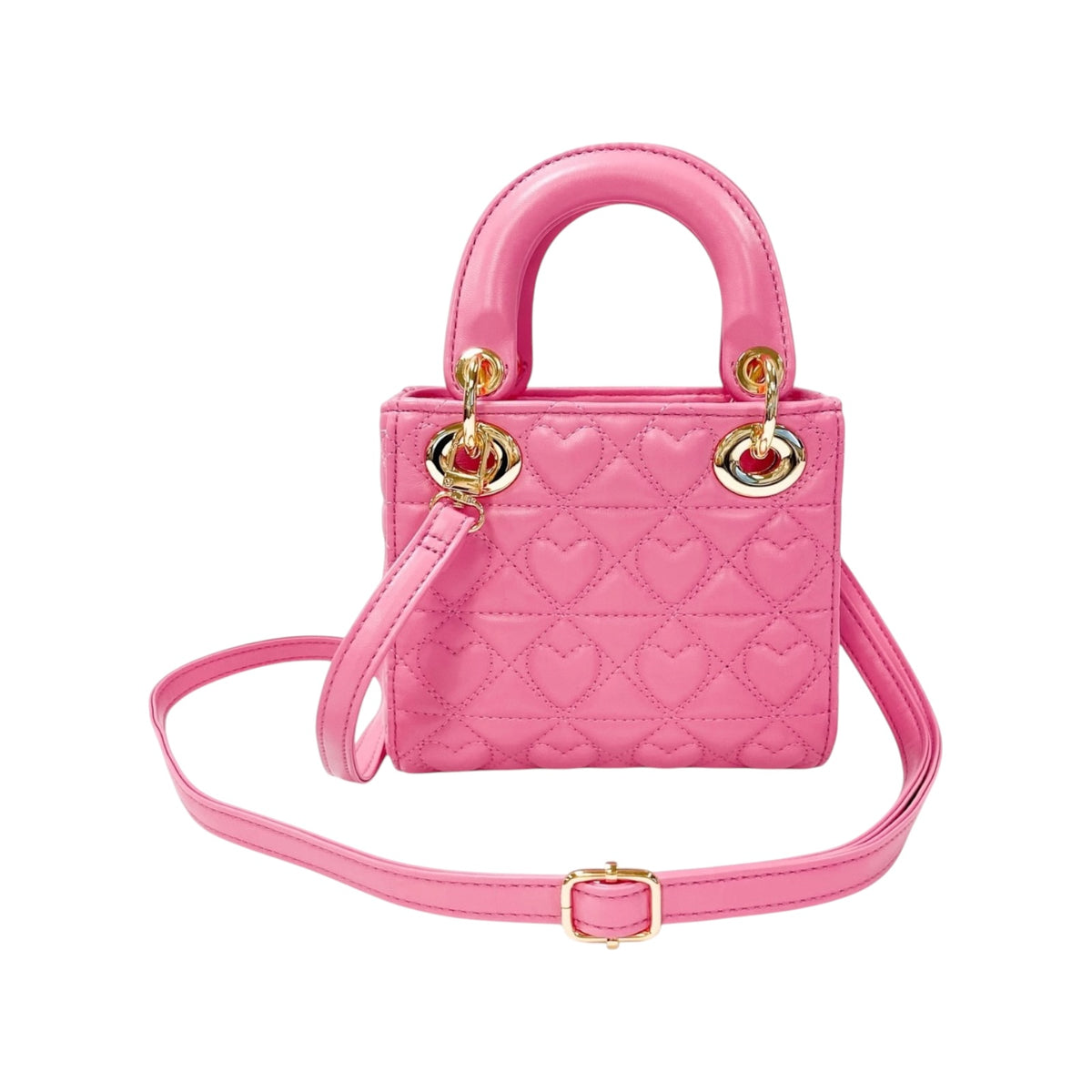 HEART QUILTED PURSE