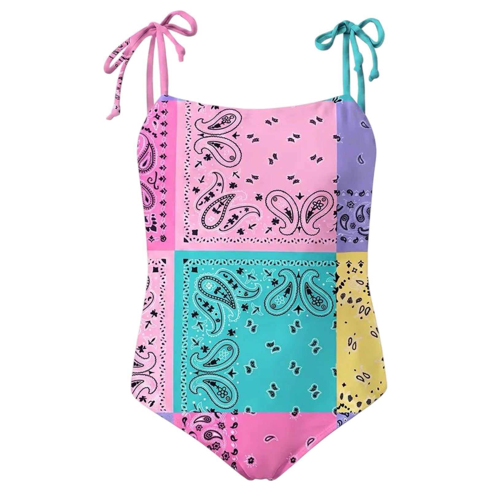 BANDANA PATCHES VIVI ONE PIECE SWIMSUIT