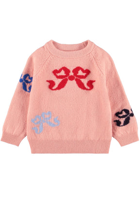 MELLOW ROSE KNITTED SWEATSHIRT AND SWEATPANTS SET (PREORDER) - MOLO - SET