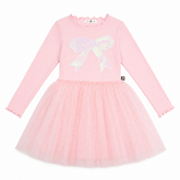 SEQUIN BOW TUTU DRESS