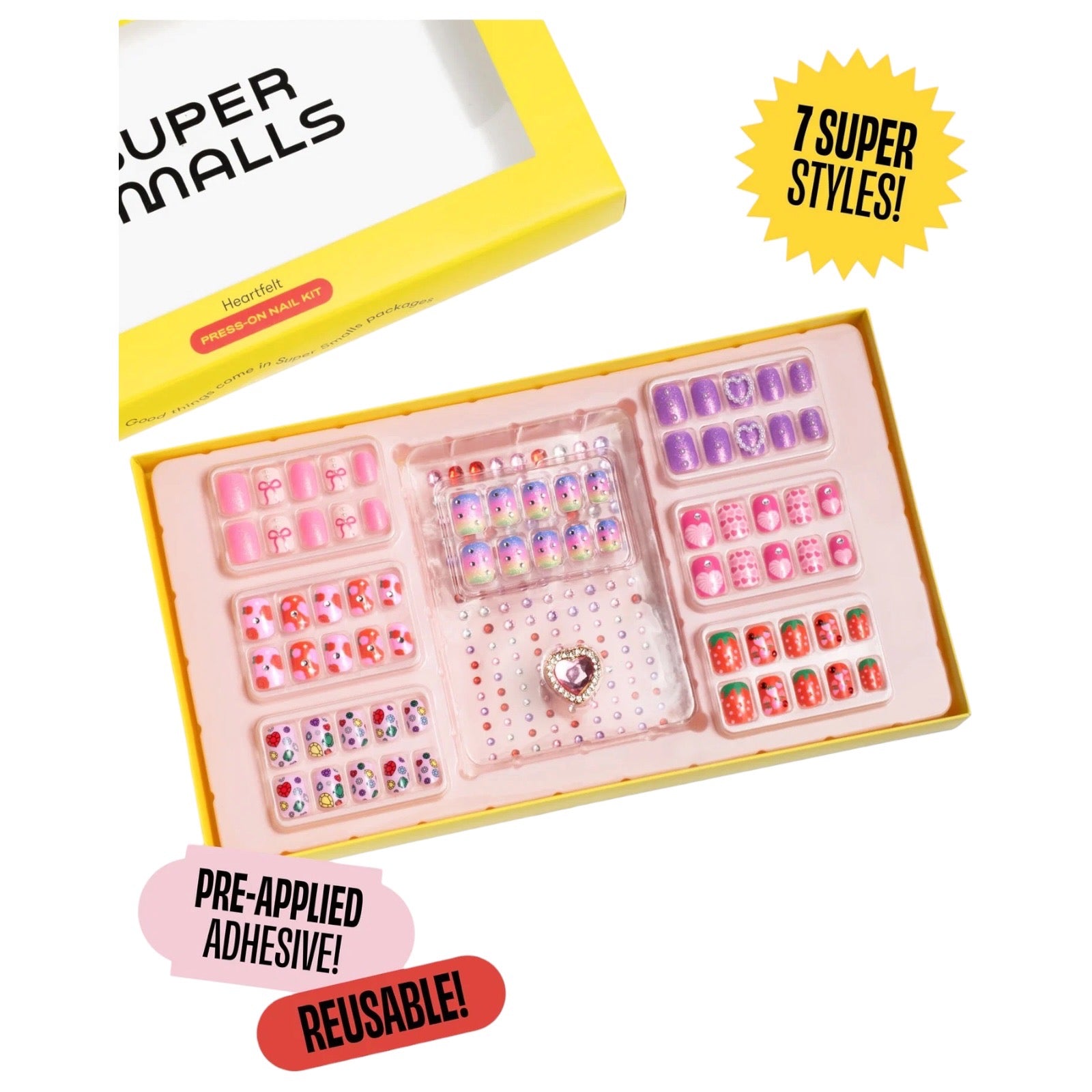 HEARTFELT DAYS OF THE WEEK PRESS ON NAILS KIT (PREORDER)