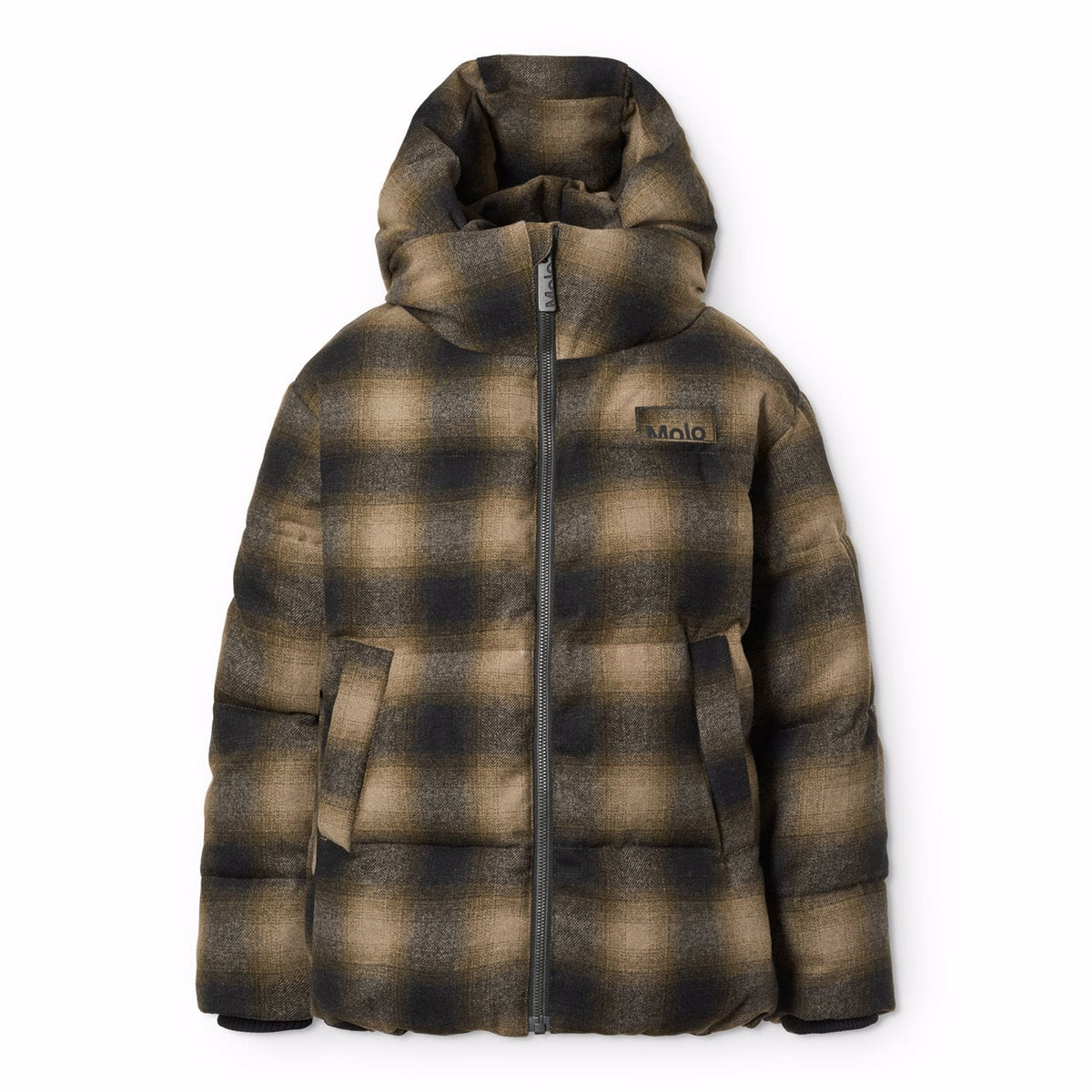 HILO PLAID PUFFER JACKET (PREORDER) - JACKETS