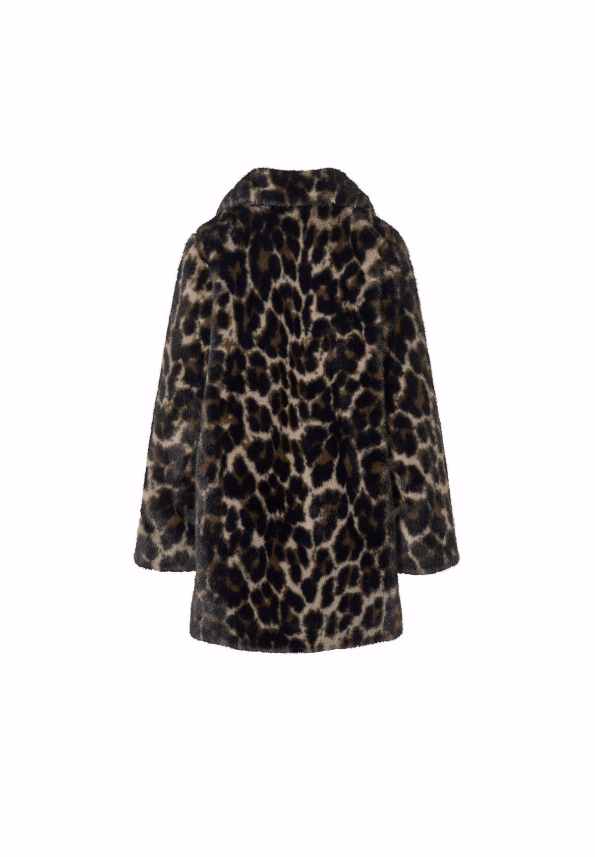 LEOPARD FAUX FUR HERA COAT (PREORDER) - MOLO - JACKETS