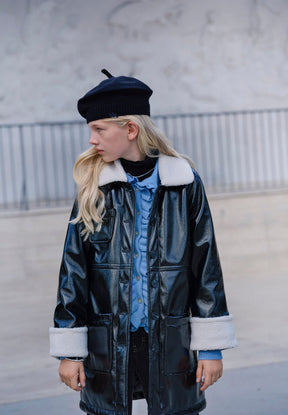 HORTENCIA PATENT RAINWEAR COAT (PREORDER)