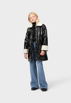 HORTENCIA PATENT RAINWEAR COAT (PREORDER)