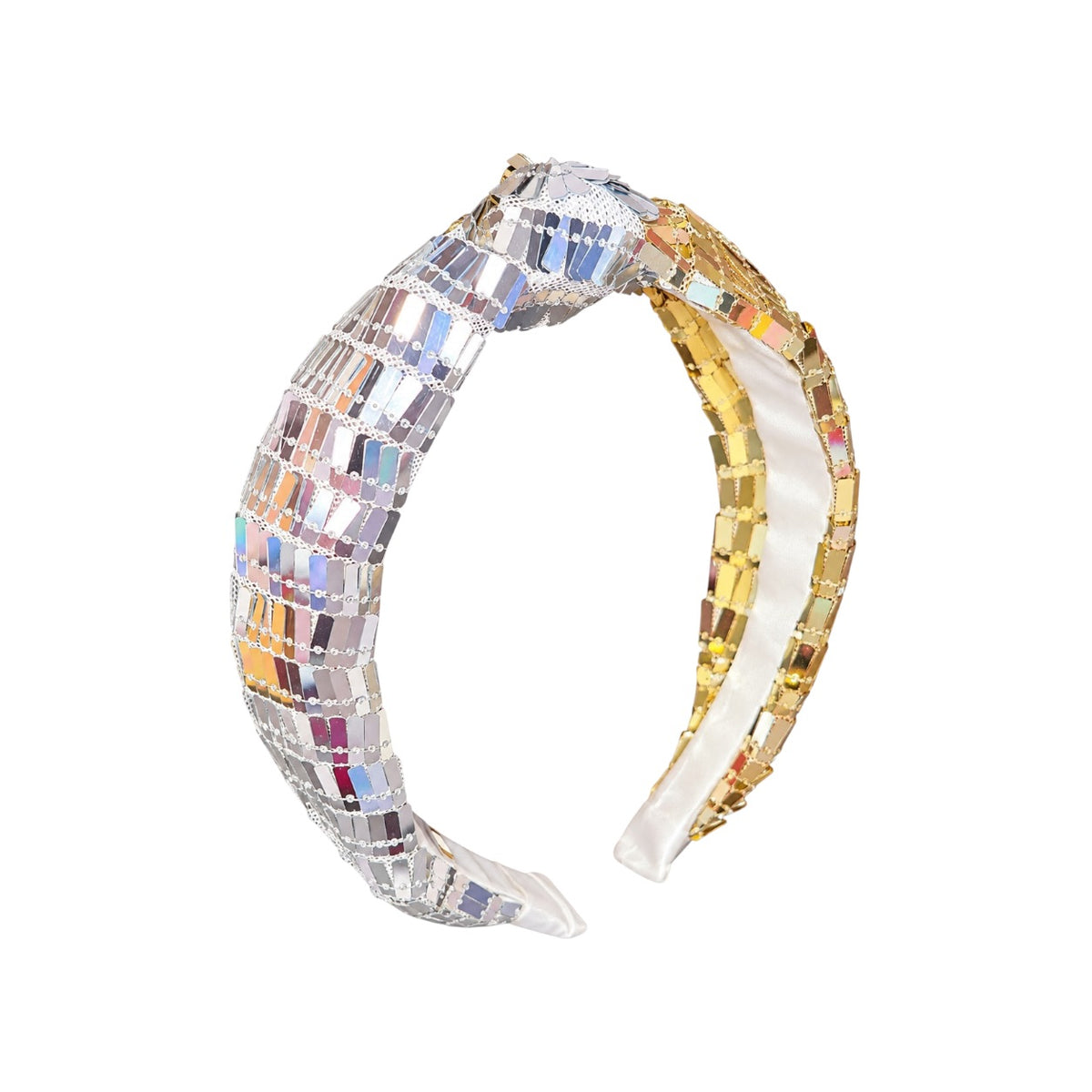 TWO TONED SEQUIN HEADBAND