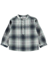 CLADONIA CHECK BUTTON DOWN TOP AND PANTS SET  (PREORDER) - MOLO - SET
