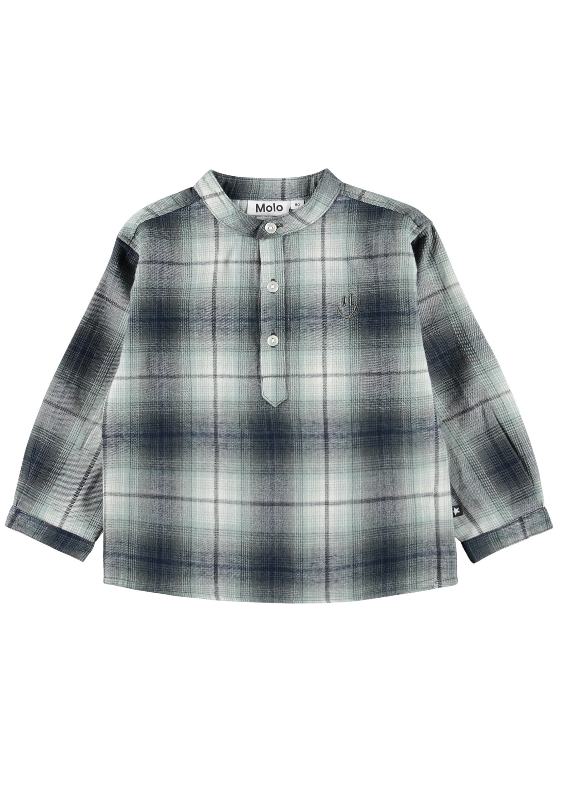 CLADONIA CHECK BUTTON DOWN TOP AND PANTS SET  (PREORDER) - MOLO - SET