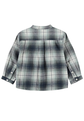 CLADONIA CHECK BUTTON DOWN TOP AND PANTS SET  (PREORDER) - MOLO - SET