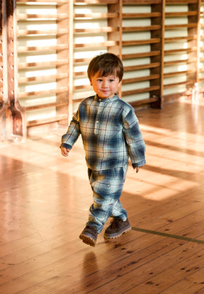CLADONIA CHECK BUTTON DOWN TOP AND PANTS SET  (PREORDER) - MOLO - SET