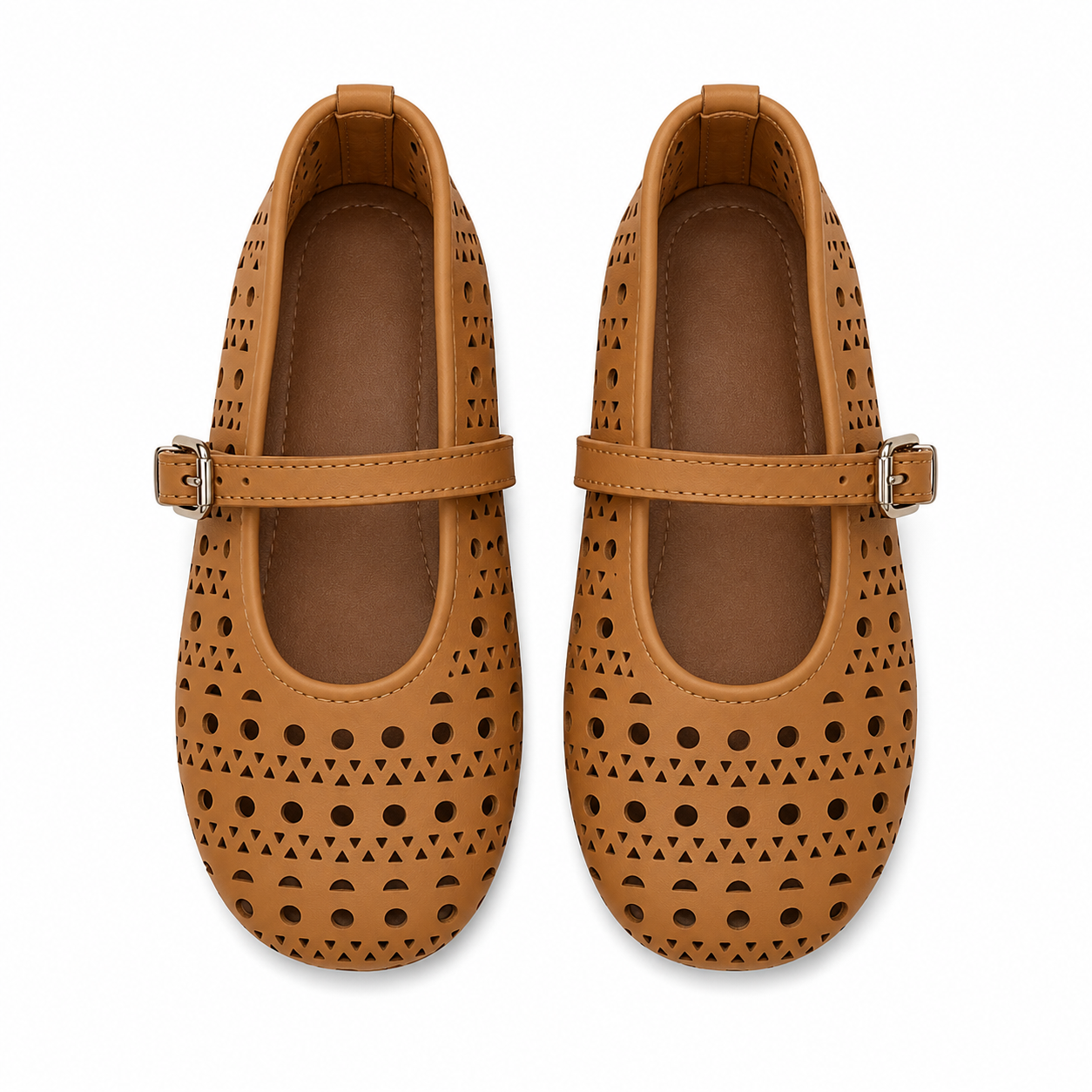 LILY EYELET FLATS
