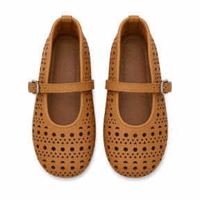 LILY EYELET FLATS