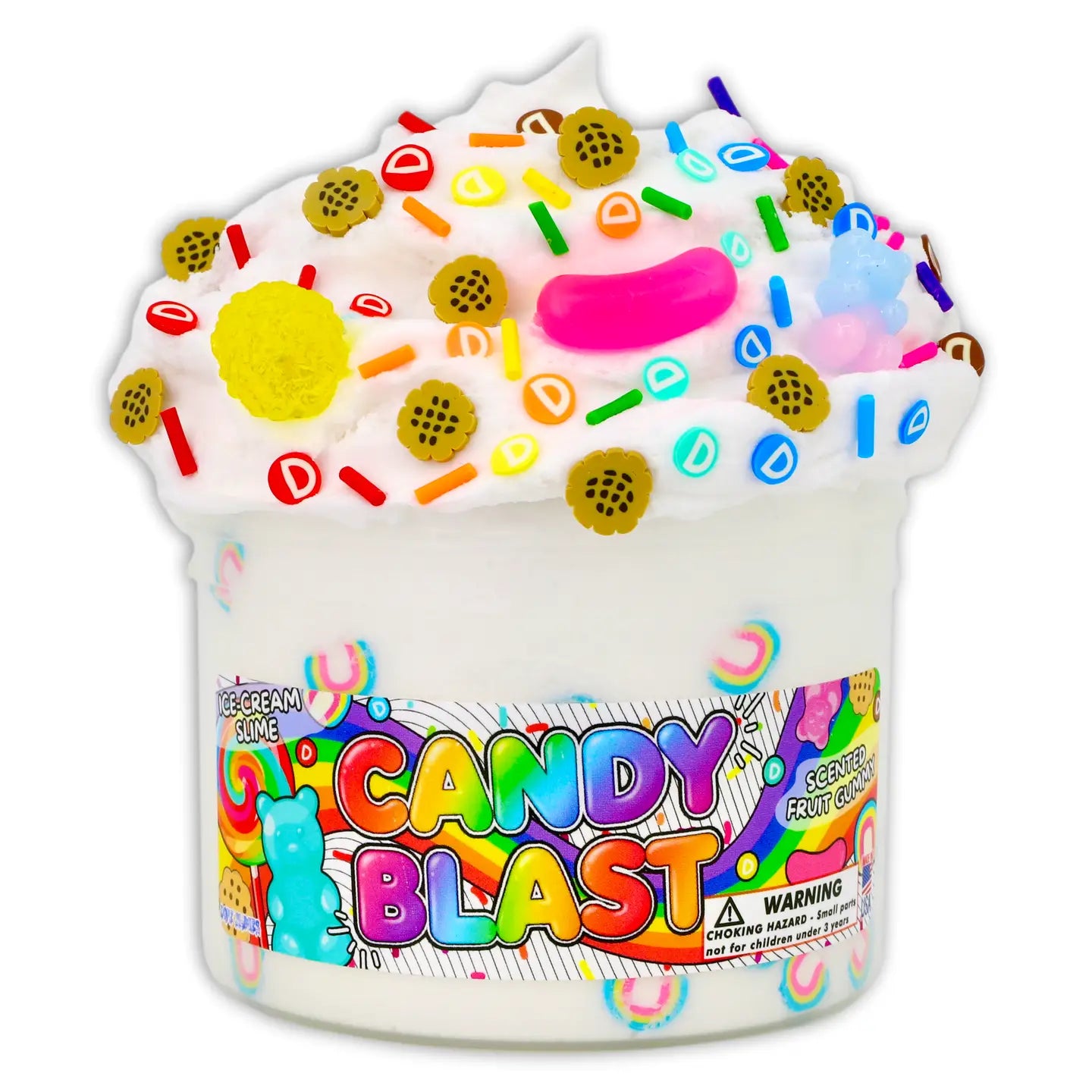 CANDY BLAST ICE CREAM TEXTURED SLIME (PREORDER) by DOPE SLIMES | Kids ...