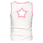 RIBBED TANK W/ HEART CUTOUT