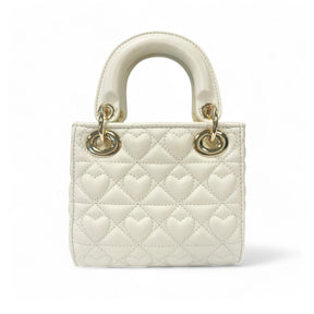 HEART QUILTED PURSE