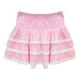 BABY PINK CHALLIS MELODY SKIRT (PREORDER)