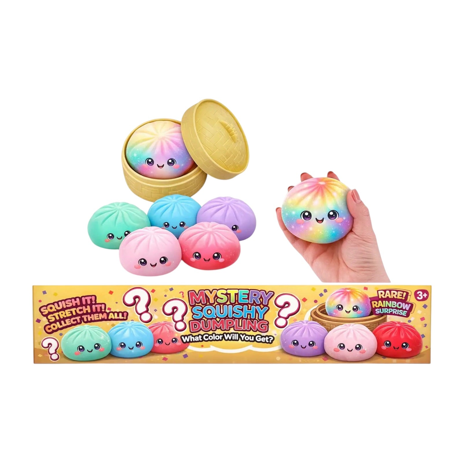 PASTEL SQUISHY DUMPLING BLIND BOX MYSTERY (PREORDER)