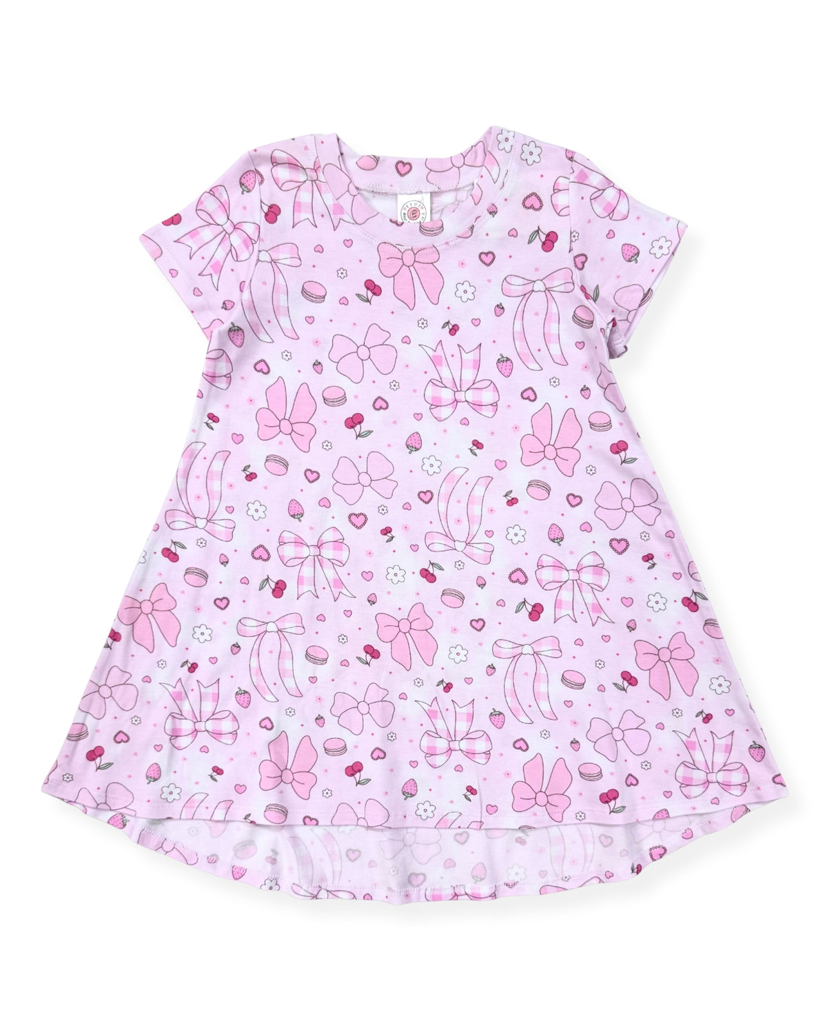SUMMER BOWS SHORT SLEEVE DRESS (PREORDER) - ESME - DRESSES