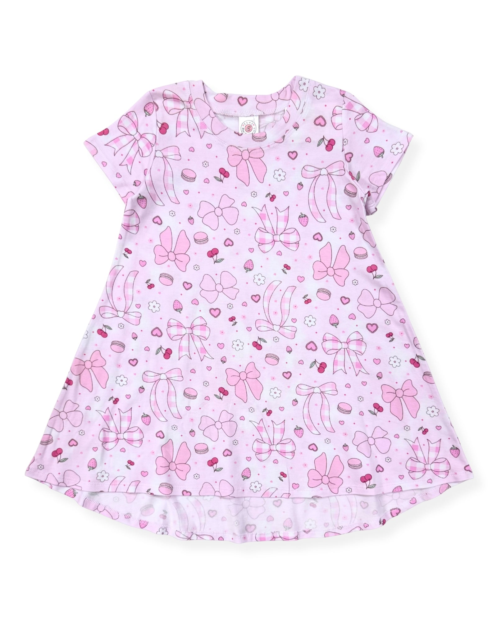 SUMMER BOWS SHORT SLEEVE DRESS (PREORDER) - ESME - DRESSES