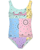PASTEL PATCH BANDANA CARA ONE PIECE SWIMSUIT (PREORDER)