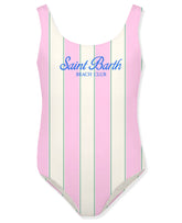 SAINT BARTH BEACH CLUB STRIPE CARA ONE PIECE SWIMSUIT (PREORDER)
