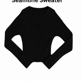 JEANNIE SOLID RIBBED KNIT SWEATER (PREORDER)