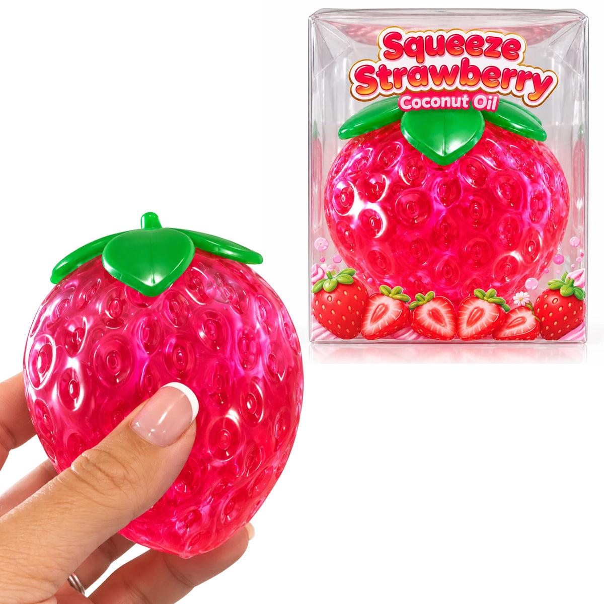 COCONUT OIL STRAWVERRY SQUISHY