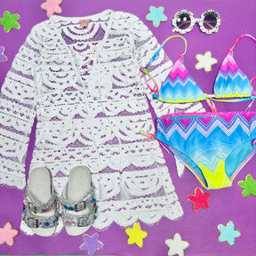 LITTLE NOAH TUNIC COVER UP DRESS