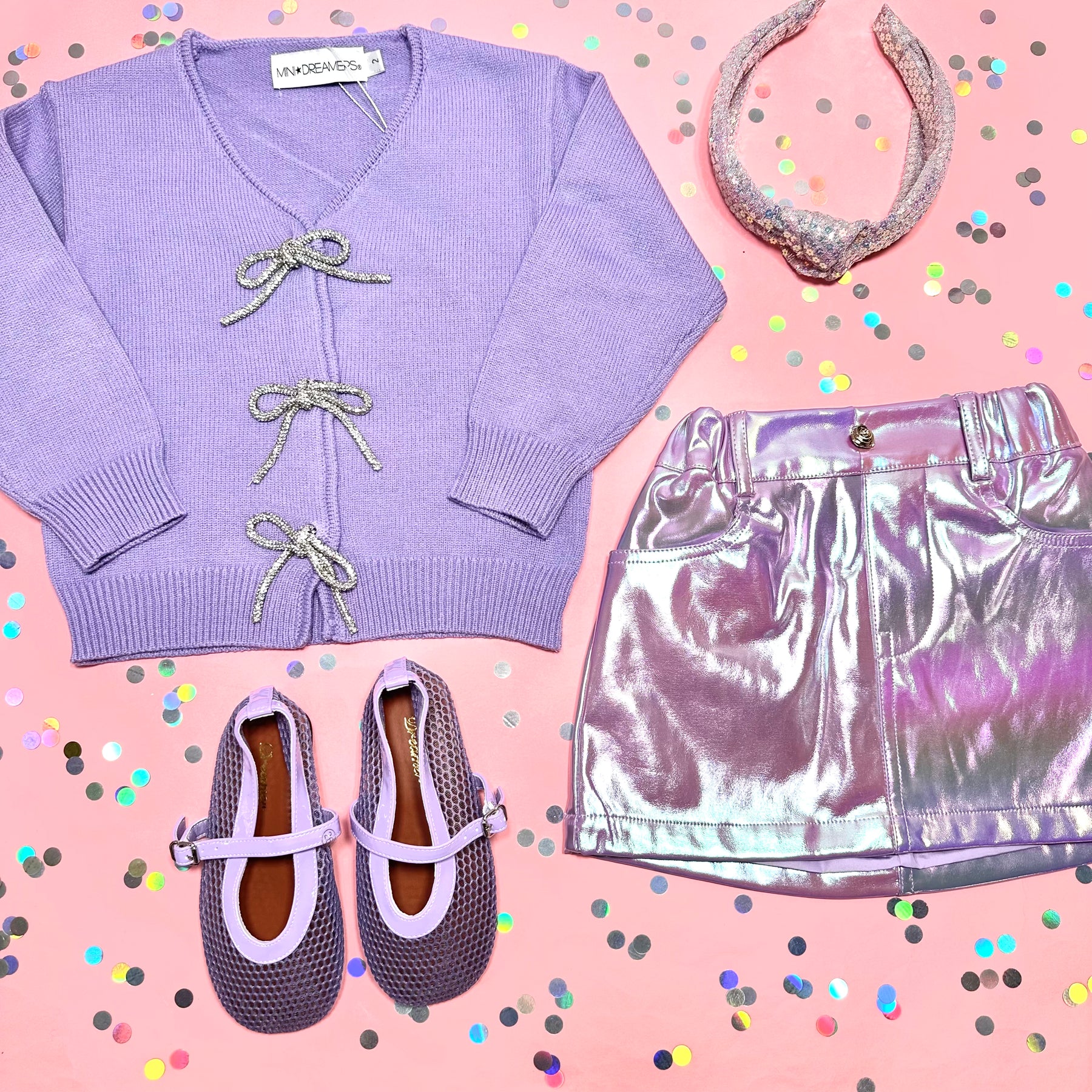 RILEY METALLIC SKIRT