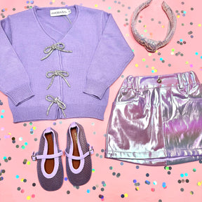RILEY METALLIC SKIRT