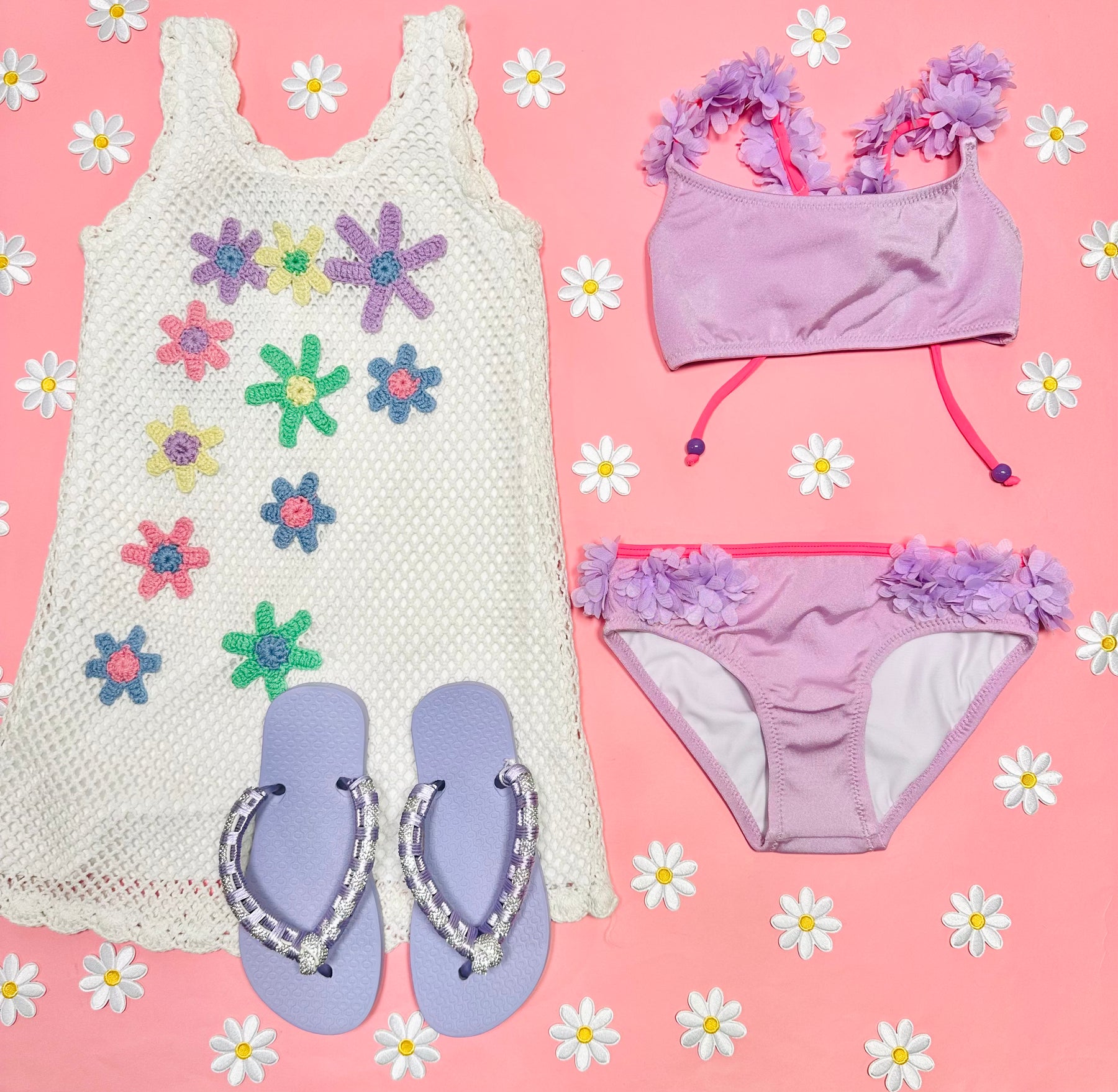 LITTLE DIANA CROCHET DRESS