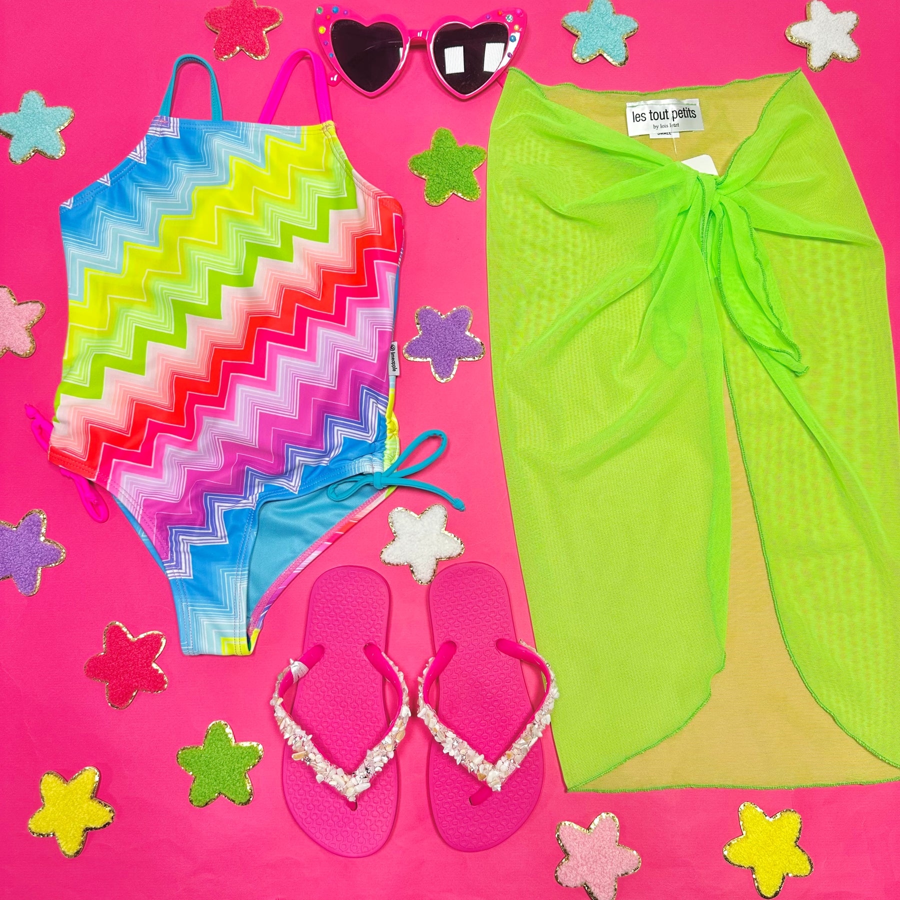 ALANA ZIGZAG ONE PIECE SWIMSUIT