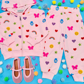 TRUE ICON ZIP UP HOODIE AND SWEATPANTS SET