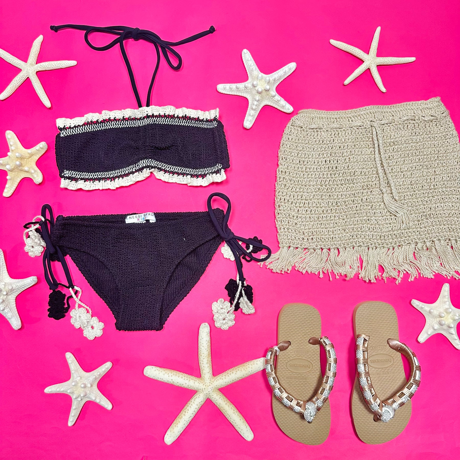 FRINGE COVER UP SKIRT