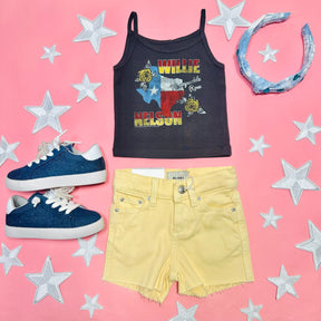 LUCY SUNSHINE CUT OFF DENIM SHORTS